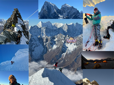 Triumph on the Edge: Conquering the Technical Slopes of Mt. Cholatse (6,440m)!